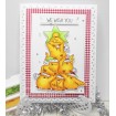 THE CHICK TREE rubber stamps